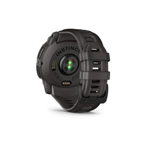 Смарт-годинник Garmin Instinct 3, 50mm, Solar, Black Bezel with Charcoal Band, GPS (010-02935-00)