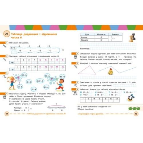 Навчальний посібник Математика. Для 2 класу ЗЗСО. У 3-х частинах. Частина 1 - І.В. Богданович, А.А. Назаренко Ранок (9786170042613)