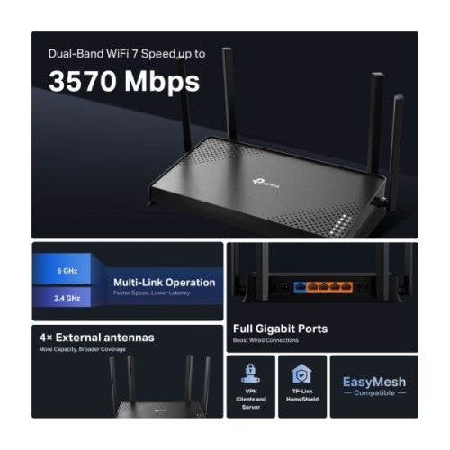 Маршрутизатор TP-Link Archer BE220 (ARCHER-BE220)