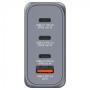 Зарядний пристрій Verbatim GaN 100 W 4 ports (2xUSB-C-100 W,USB-C 65 W /USB-A -3.0) (32202)