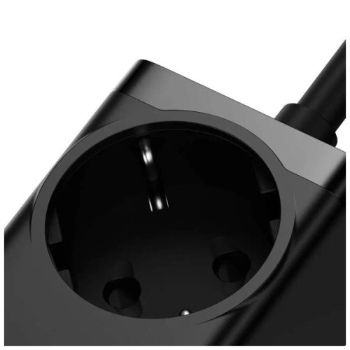 Зарядний пристрій Baseus AC + 2xUSB-C 100W + 2xUSB + cable USB-C to USB-C 100W 1.0m black (PSZM000401)