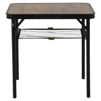 Туристичний стіл Bo-Camp Garland 60x45 cm Black/Wood look (1404195) (DAS303266)