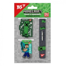 Закладки для книг Yes магнітні Minecraft Boom 3 шт (708345)