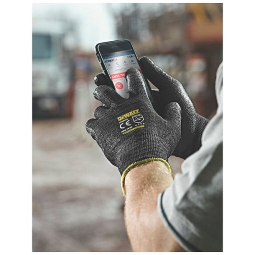 Захисні рукавиці DeWALT розм. L/9, з високою стійкістю до порізів (DPG800L)