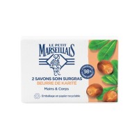 Тверде мило Le Petit Marseillais З олією Ши 2 x 100 г (3574661681108)