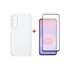 Чохол до мобільного телефона Dengos TPU Cover + Glass Samsung Galaxy A37 Transparent (DG-KM-197)