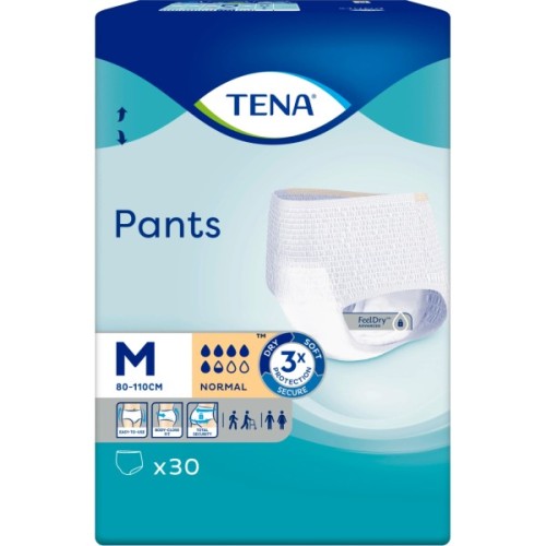 Підгузки для дорослих Tena Pants Normal Medium 30 шт (7322541150611_7322542544860)