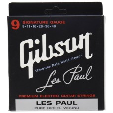 Струни для гітари Gibson SEG-LP9 Les Paul Pure Nickel Wound (09-42) (A001569)