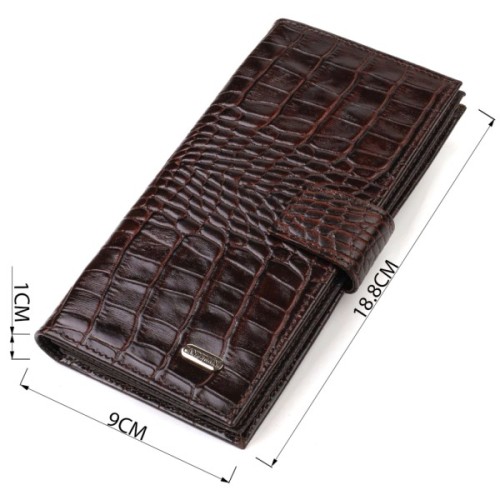 Гаманець Canpellini З натуральної шкіри Коричневий (21915)