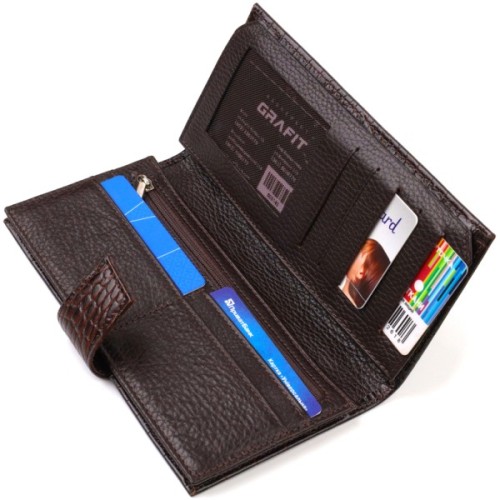 Гаманець Canpellini З натуральної шкіри Коричневий (21915)