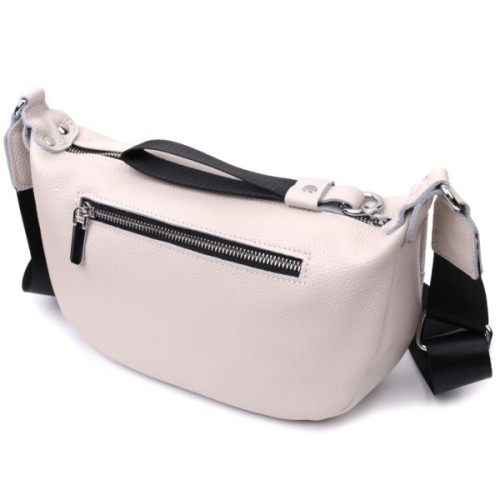 Сумка Vintage Жіноча через плече з натуральної шкіри Біла (22616)