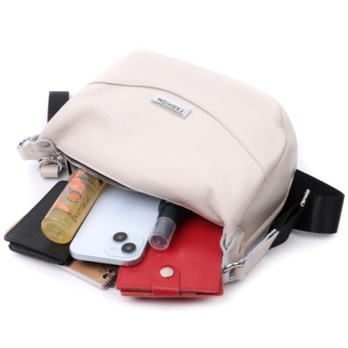 Сумка Vintage Жіноча через плече з натуральної шкіри Біла (22616)