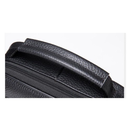 Сумка Vintage Шкіряна Чорна (20345)