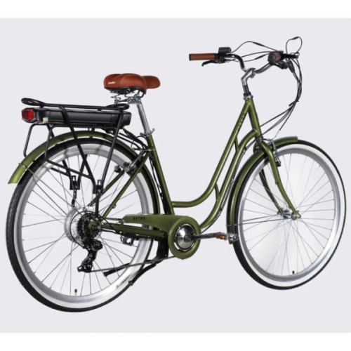 Електровелосипед Dorozhnik 28" eRETRO Vbr FR рама-19" 36B 13А*г 500Вт 2026 темно-зелений (ELB-D-28-110)