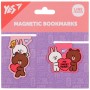 Закладки для книг Yes магнітні Line Friends Sweet heart, 2шт (708107)