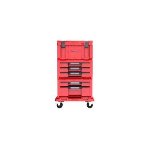 Ящик для інструментів QBRICK SYSTEM набір на платформі, 21", 525*345*885, SYSTEM PRO Drawer Workshop Set 4 Red (Z258360PG003)