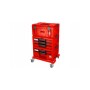 Ящик для інструментів QBRICK SYSTEM набір на платформі, 21", 525*345*885, SYSTEM PRO Drawer Workshop Set 4 Red (Z258360PG003)
