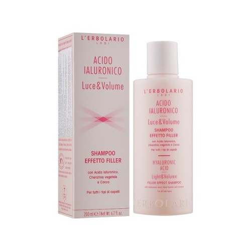 Шампунь L'Erbolario з гіалуроновою кислотою й рослинним кератином 200 мл (2214010007104)