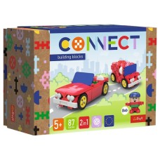 Конструктор Trefl Connect Cabriolet Delivery Truck 2 в 1, 87 елементів (5900511619706)