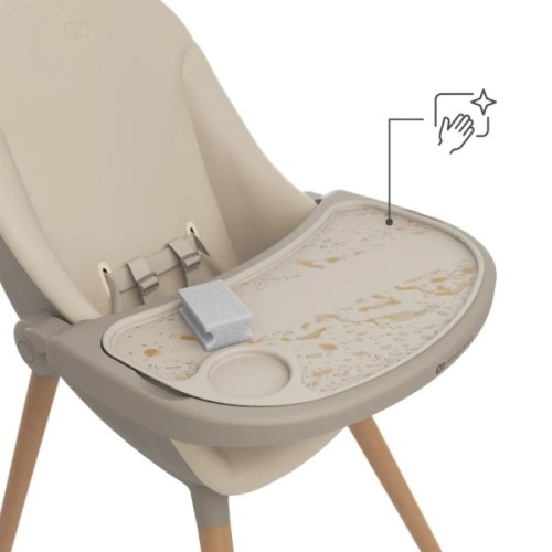 Стілець для годування Kinderkraft 2 в 1 Fini Up Beige (5902533930104)