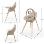 Стілець для годування Kinderkraft 2 в 1 Fini Up Beige (5902533930104)