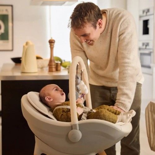 Стілець для годування Kinderkraft 2 в 1 Fini Up Beige (5902533930104)