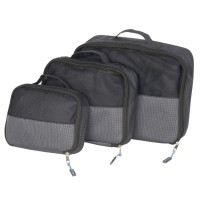 Косметичка Semi Line Набір органайзерів дорожніх Bo-Camp Travel Pack Cube 3 pc Anthracite (DAS302129)