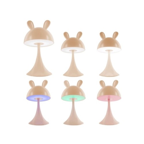 Нічник Kite Світильник LED з акумулятором Simple Bunny, персиковий (K25-317-1-4)
