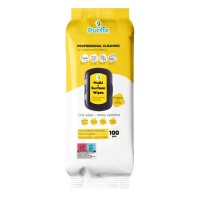 Серветки для прибирання Purfix Вологі Універсальні 100 шт. (4820207591783)