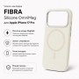Чохол до мобільного телефона BeCover FIBRA Silicone OmniMag Apple iPhone 17 Pro Milk White (716220)