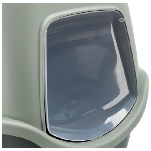 Туалет для котів Trixie Vico з перероблених матеріалів 40х40х56 см сіро-зелений (4011905402109)