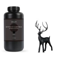 Фотополімерна смола Creality Resin, LCD Standard Plus 1кг, black, transparent (3302020090)