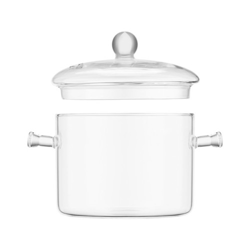 Каструля Ardesto Black Mars 2л, боросилікатне скло (AR0720GB)