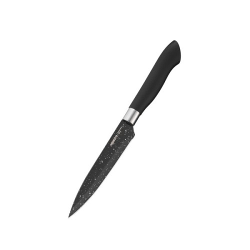 Набір ножів Ardesto Gemini, 6 предметів, нержавіюча сталь, пластик, чорний (AR2105BL)