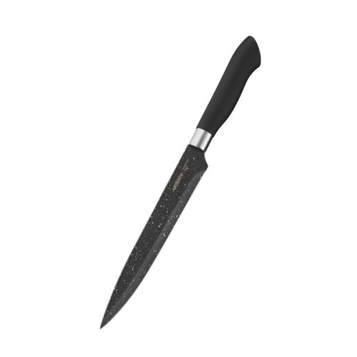 Набір ножів Ardesto Gemini, 6 предметів, нержавіюча сталь, пластик, чорний (AR2105BL)