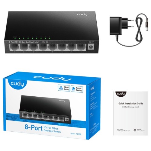 Комутатор мережевий Cudy FS108