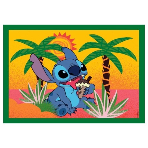 Пазл Clementoni 4 в 1 Stitch, 12,16,20 та 24 елементи (21745)