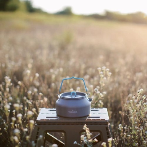 Чайник туристичний Tribe Kettle Alu 1 л алюмінієвий (T-FI-0013-grey)