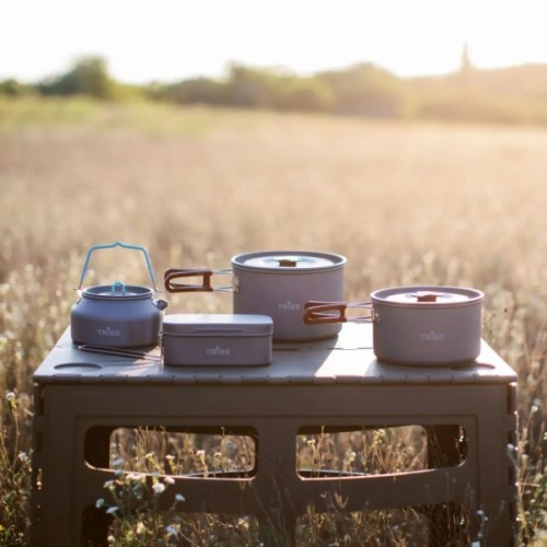 Чайник туристичний Tribe Kettle Alu 1 л алюмінієвий (T-FI-0013-grey)
