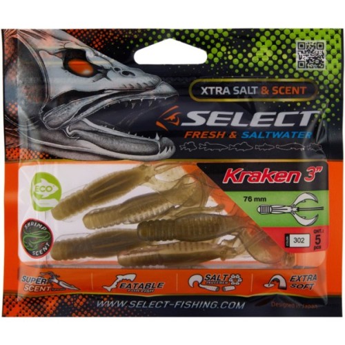 Силікон рибальський Select Kraken 3" 302 (5 шт/уп) (1870.73.11)