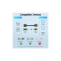 Кабель мультимедійний DVI M to VGA M 1.5m 24+1pin black Vention (EABBG)