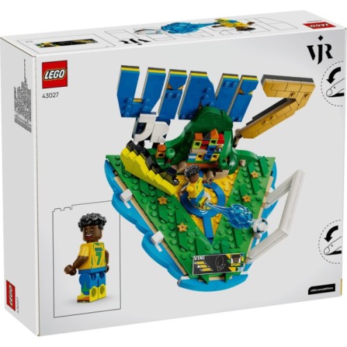 Конструктор LEGO Editions Football Вінісіус Жуніор — найкращі моменти футбольних матчів (43027)