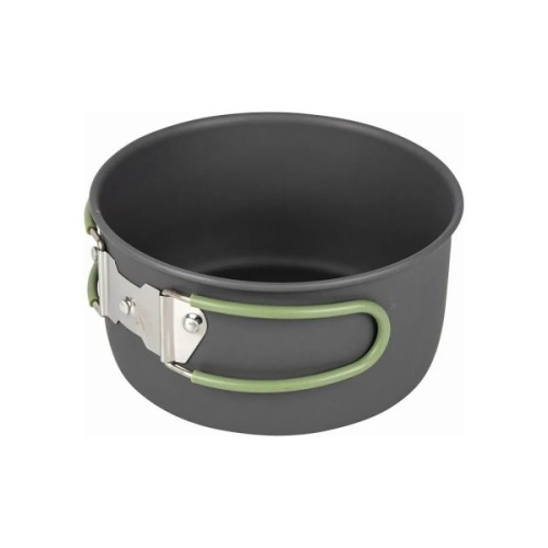 Набір туристичного посуду Bo-Camp Explorer 4 Pieces 21 Hard Anodized Grey/Green (2200241)