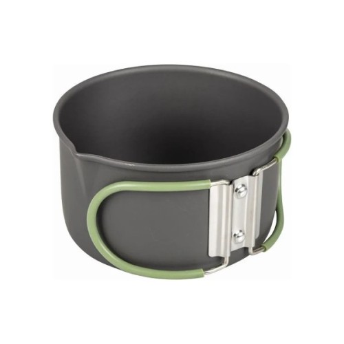Набір туристичного посуду Bo-Camp Explorer 4 Pieces 21 Hard Anodized Grey/Green (2200241)