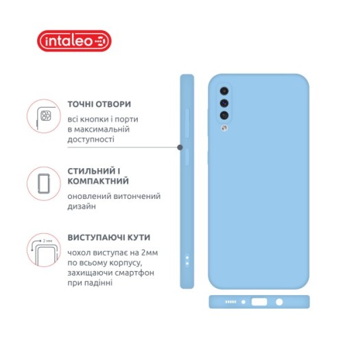 Чохол до мобільного телефона Intaleo SoftShell Samsung Galaxy A50 Light Blue (1283126568039)