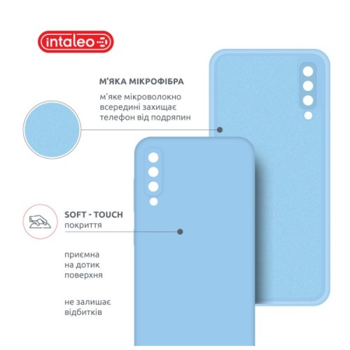 Чохол до мобільного телефона Intaleo SoftShell Samsung Galaxy A50 Light Blue (1283126568039)