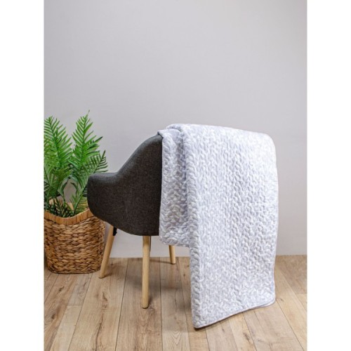 Покривало Home Line стьобане (біло-сірий) 210х240 (178341)