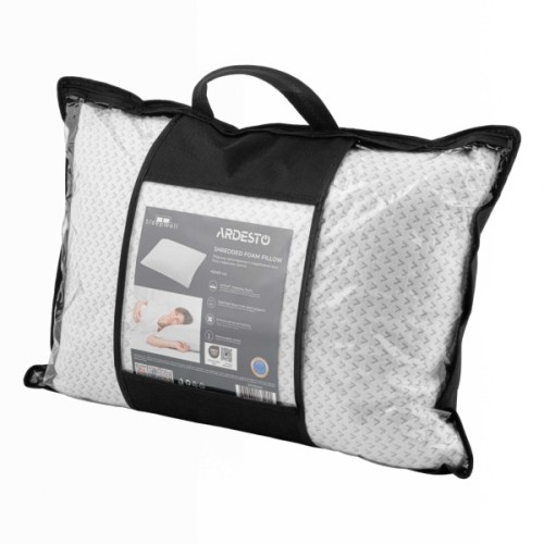 Подушка Ardesto Sleepwell, 40х60см, прямокутна, піна меморі, білий (ART4060SHP)