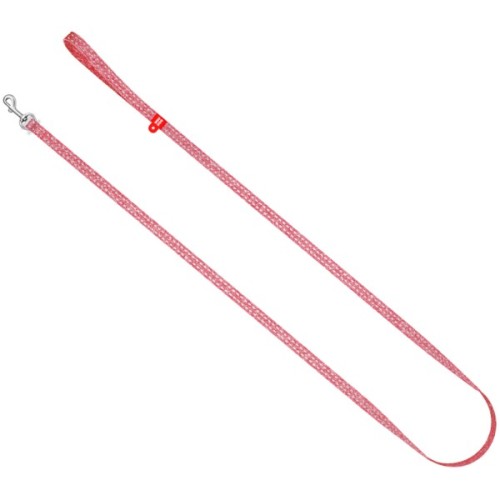 Повідець для котів WAUDOG Re-cotton світловідбивний XS 200х1 см червоний (16443)