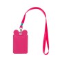 Бейдж Kite вертикальний на шнурку, фуксія (K24-296-4)